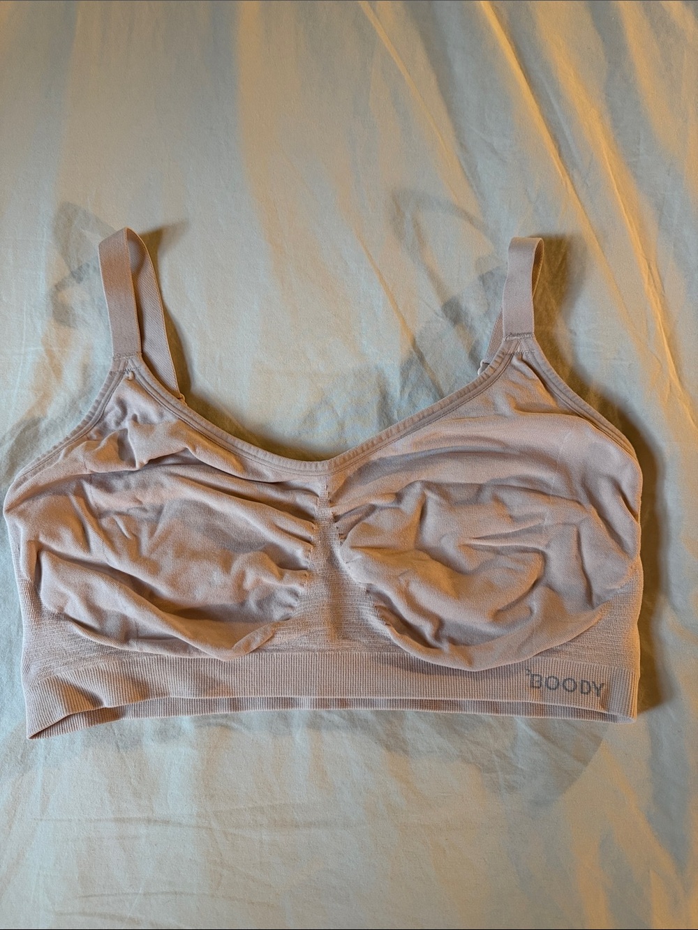BOODY Seamless Soft Bralette in Blush Pink